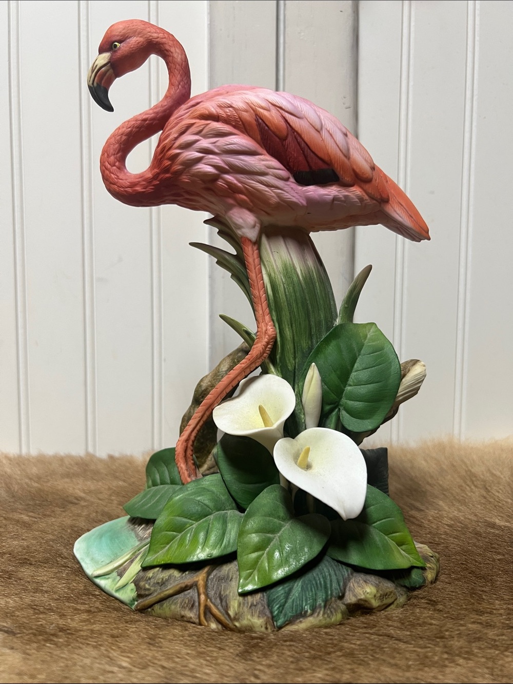 80s Sadek Flamingo by Andrea Figurine 1983